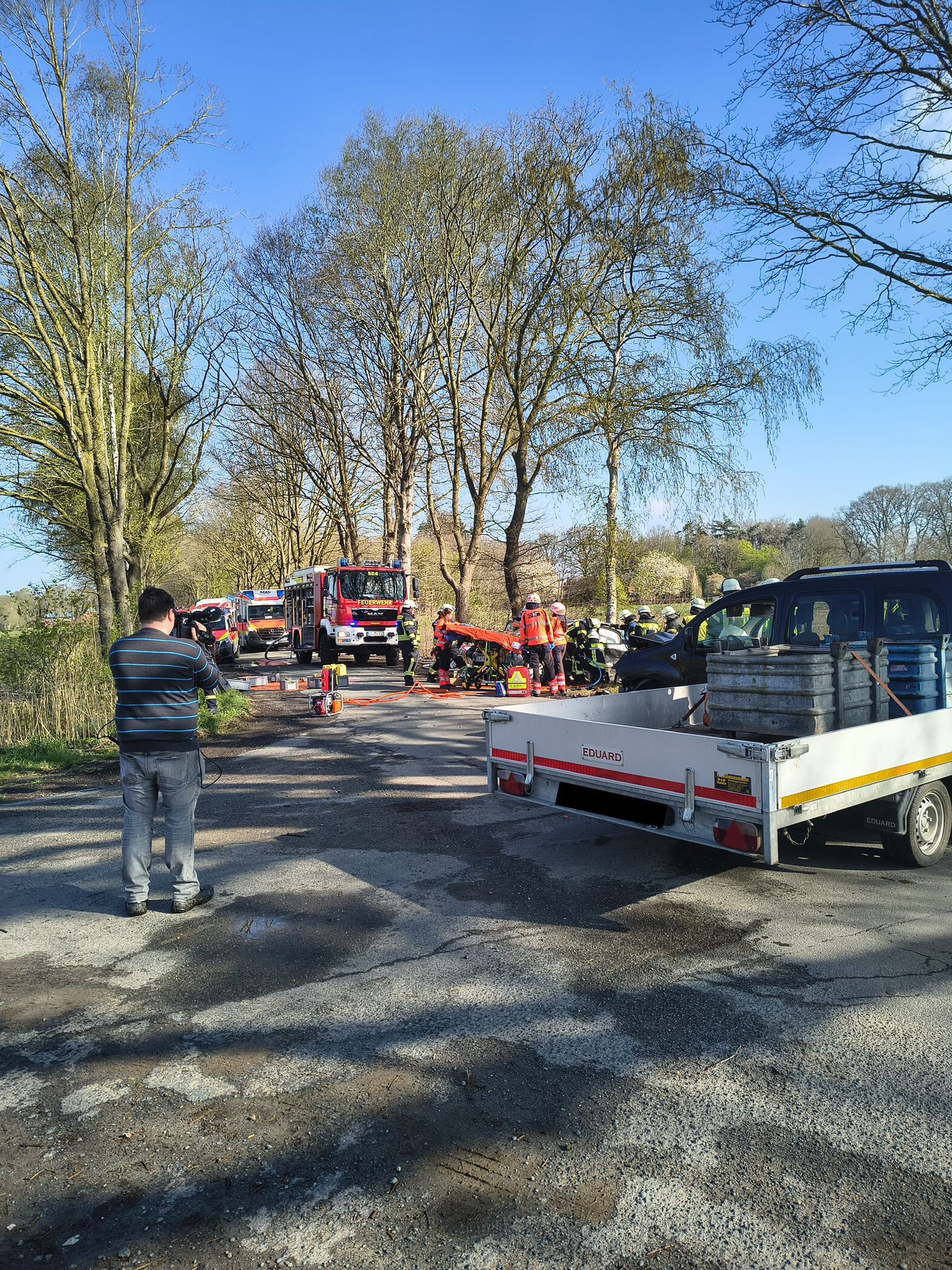 Verkehrsunfall Gehrder Damm 2