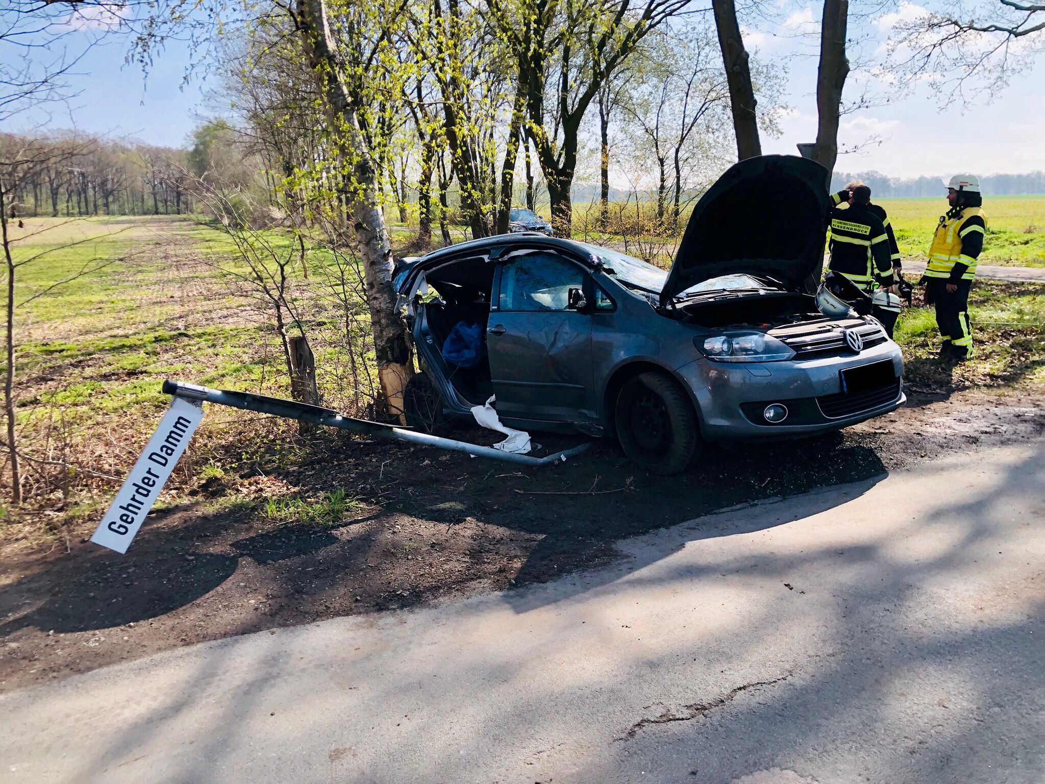 Verkehrsunfall Gehrder Damm 3